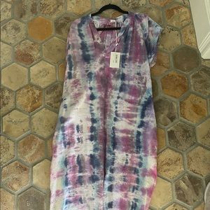 Love Tanjane peasant gauze dress powder wash M